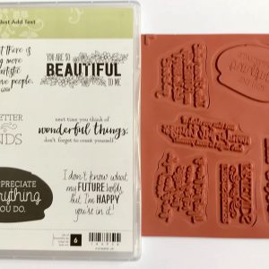 Just Add Text Stamp Set