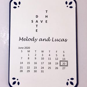 Calendar Save the Date