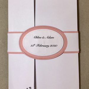 Stitched Two Tone Bellyband Pocketfold
