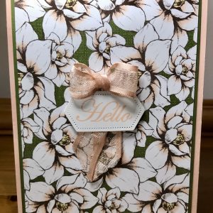 Magnolia Hello card