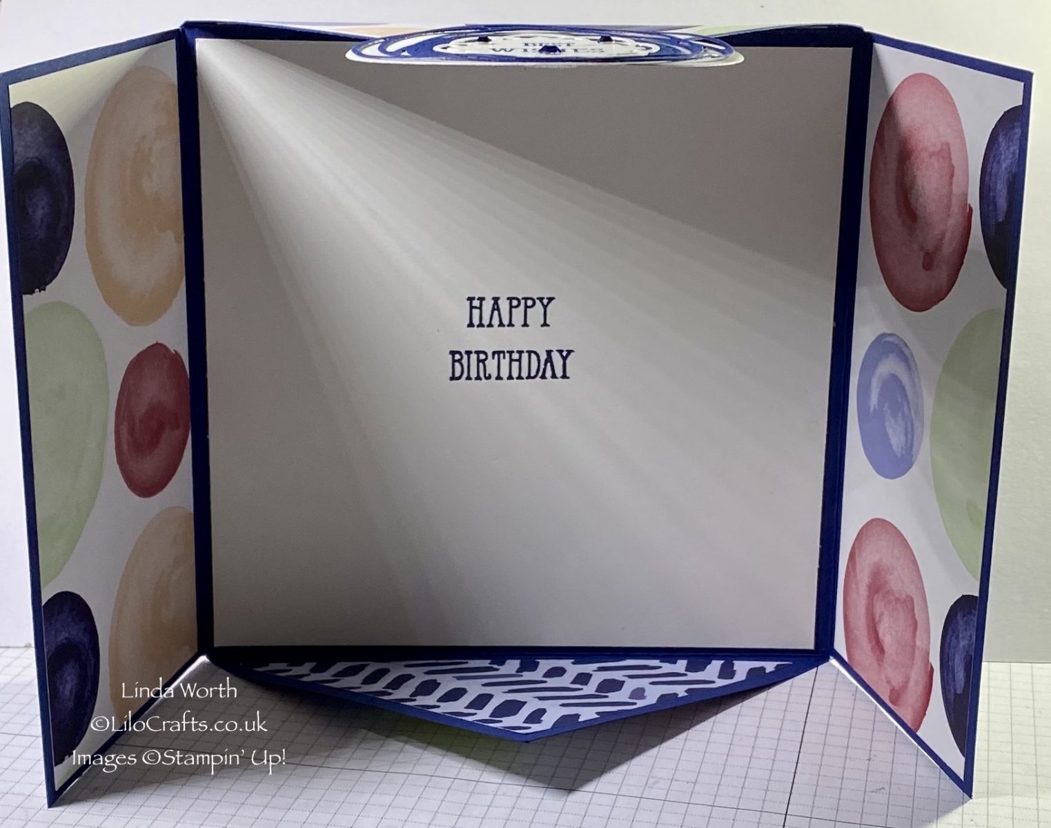 Paper Blooms Envelope Gatefold Card - Image 3