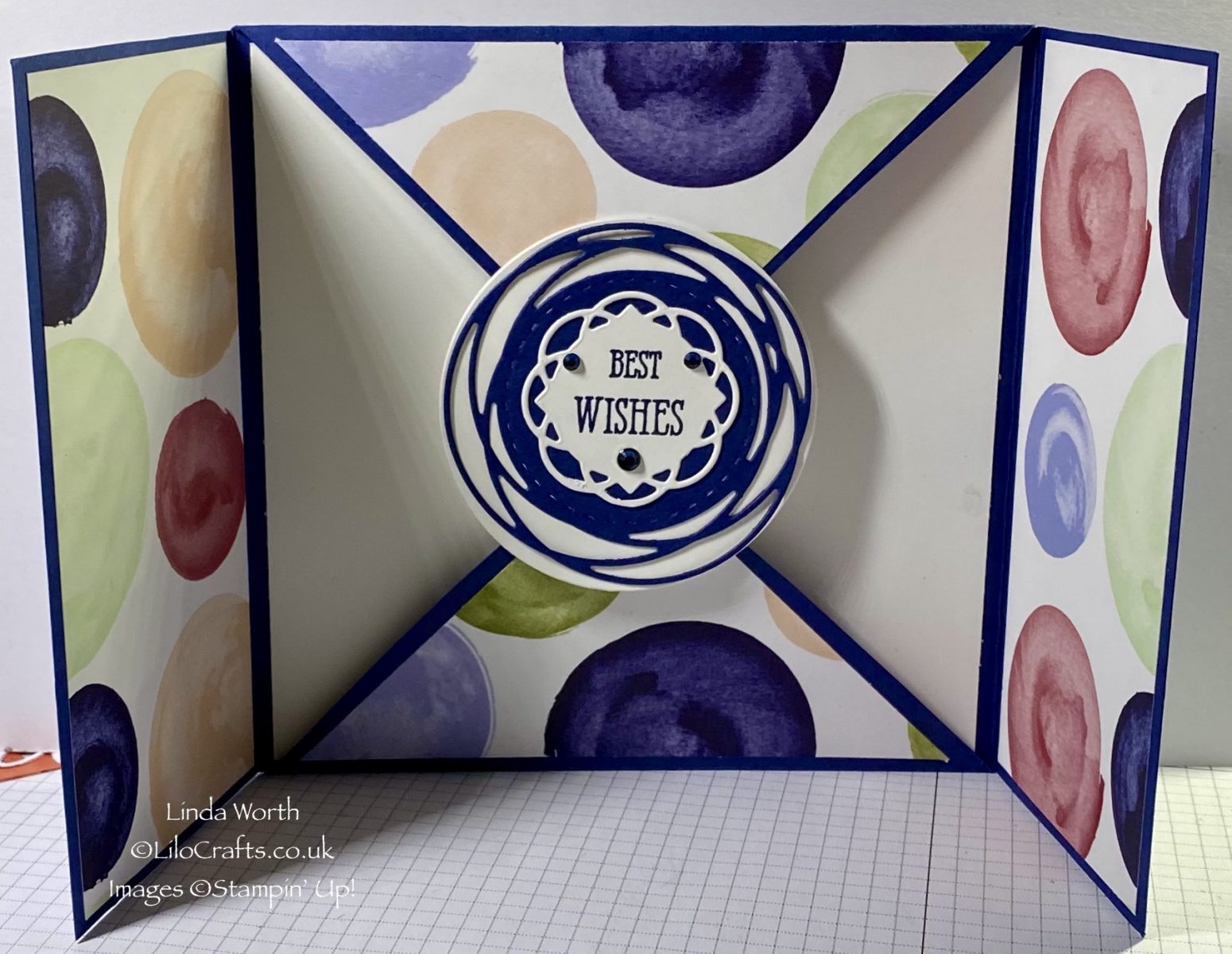Paper Blooms Envelope Gatefold Card - Image 2